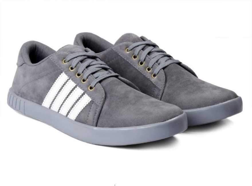 Sneakers For Men  (Grey)