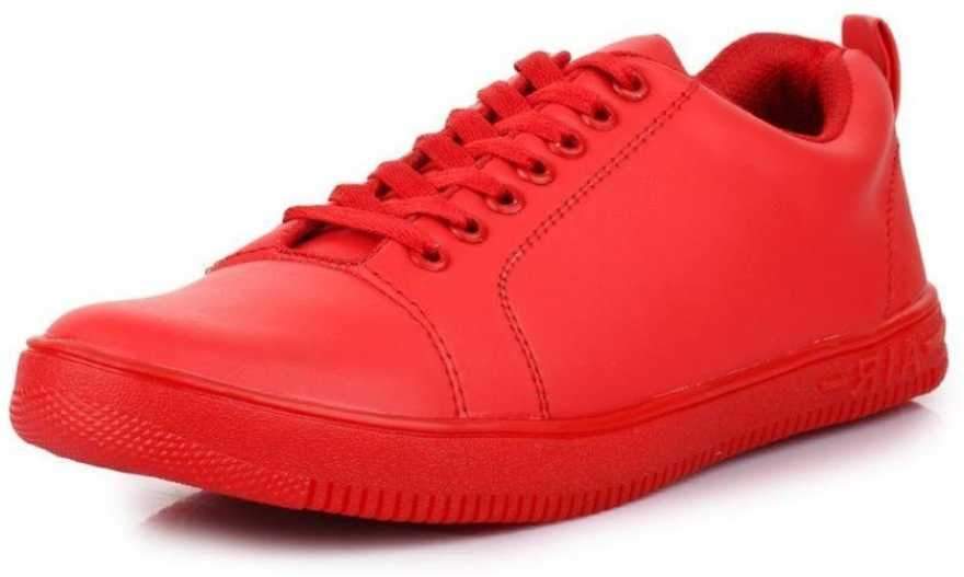 Sneakers For Men  (Red)