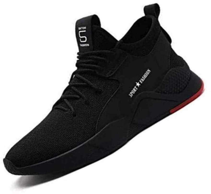 Sneakers For Men  (Black)